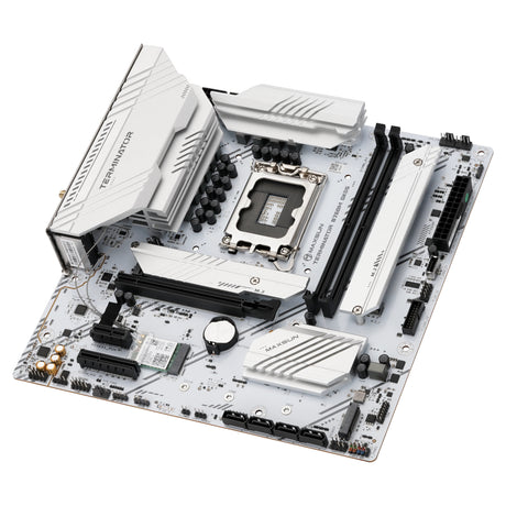 Płyta główna Maxsun MS-Terminator B760M GKD5 Ice Socket 1700 (czarna, RAID, 2,5 GB-LAN, dźwięk, µATX)