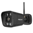 Foscam v8p, dwuzakresowa kamera bezpieczeństwa Wi-Fi 4K 8MP (czarna, z alarmem dźwiękowym i świetlnym)