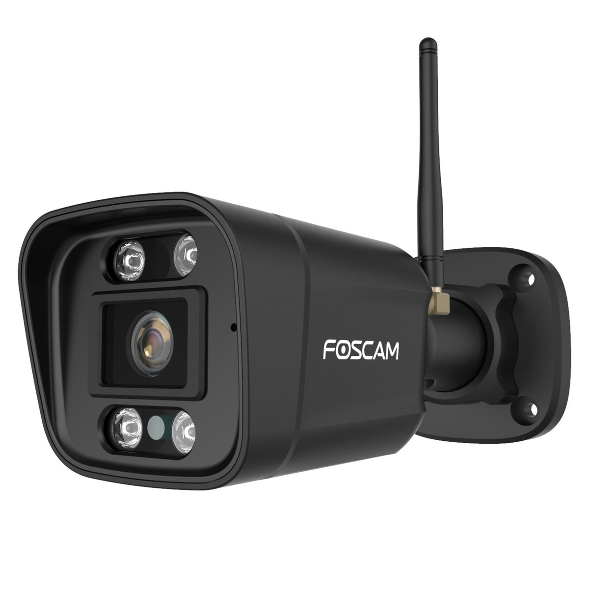 Foscam v8p, dwuzakresowa kamera bezpieczeństwa Wi-Fi 4K 8MP (czarna, z alarmem dźwiękowym i świetlnym)