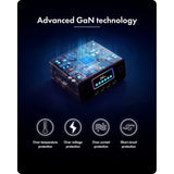 Stacja ładująca Icy Box 240W Gan (czarna, 4x USB-C, 2x USB-A)