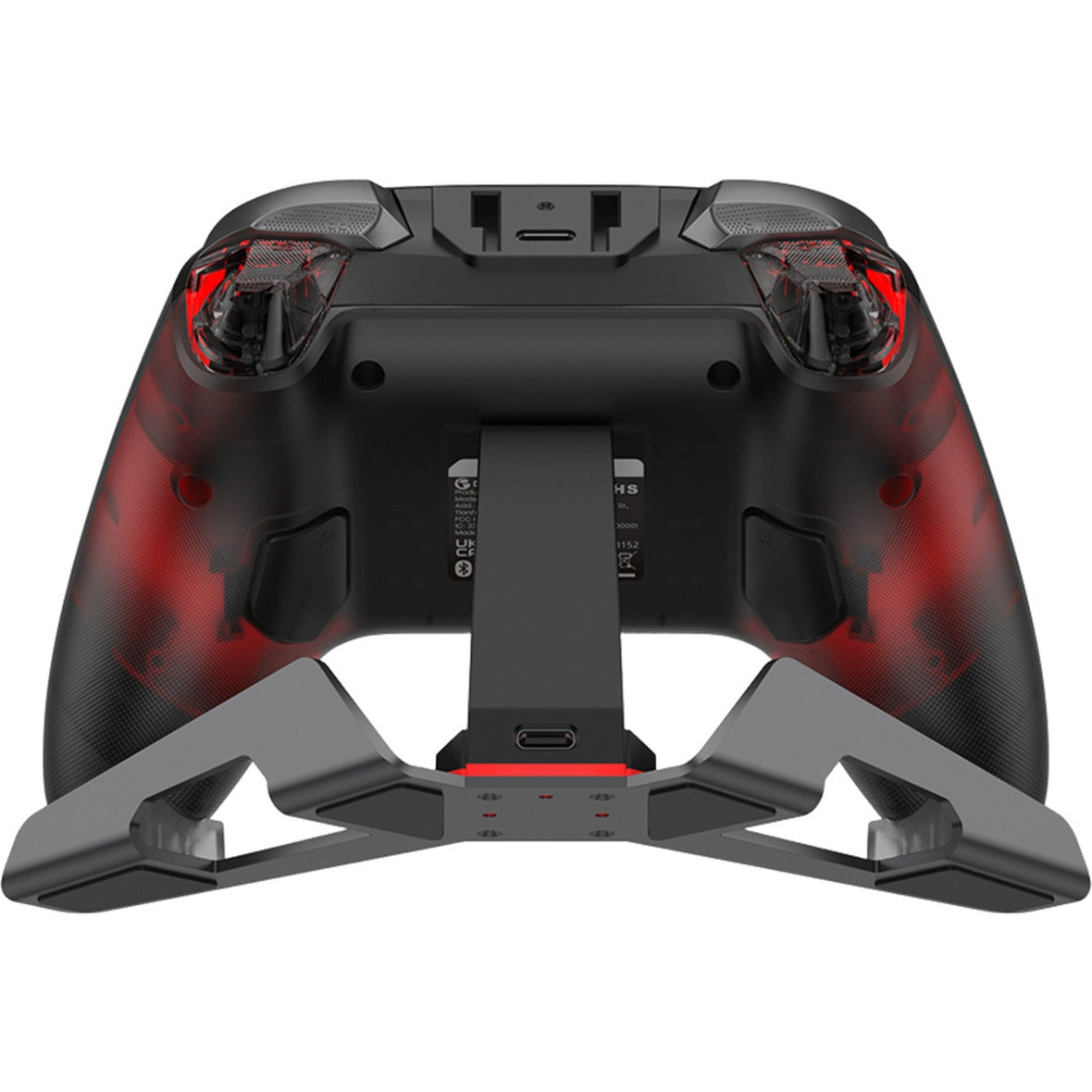 Wieloplatformowy kontroler Gamesir Cyclone 2 – Shadow Black (czarny czerwony, USB 2,4 GHz Bluetooth, Switch, Android, iOS, PC)