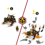 Lego Ninjago — Zabawka konstrukcyjna EVO Smoka Ziemi Cole’a (71782)