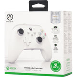 Powera xbox wired controller white (wit, xbox series x|s, xbox one, windows)