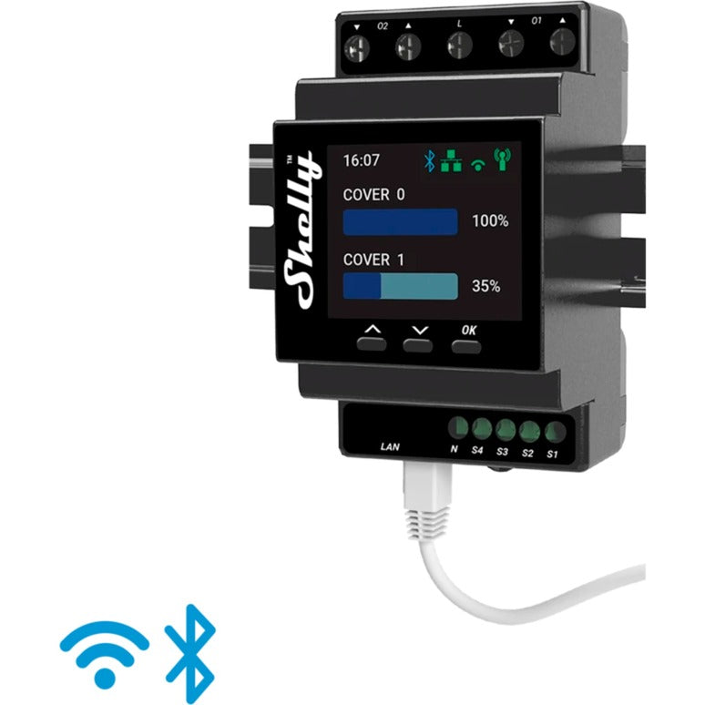Shelly pro dual cover kontroler PM Bluetooth, Wi-Fi