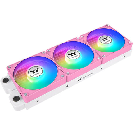 Thermaltake ct120 ex Reverse argb Sync wentylator chłodzący do komputera różowy (zestaw 3 wentylatorów) wentylatory do obudowy (różowy, 3 sztuki, 120 x 120 x 25 mm, pwm)