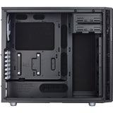 Konstrukcja fraktalna definiuje obudowę midi tower r5 (czarna | 4x usb-a)