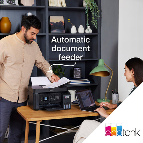 Uniwersalna drukarka atramentowa Epson ecotank et-4800 z funkcją faksu (czarna)