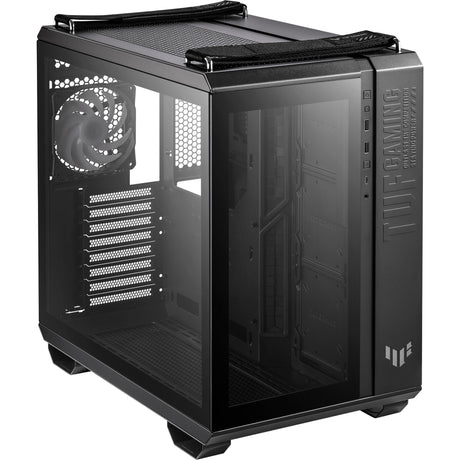 Obudowa Asus tuf gaming gt502 plus midi tower (czarna | 2x USB-A | 1x USB-C | szkło hartowane)