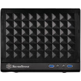 Obudowa mini tower Silverstone SG13B (czarna | 2x USB-A)
