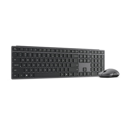Nowoczesny zestaw bezprzewodowych komputerów stacjonarnych Lenovo 700 z wieloma urządzeniami (szary, układ US (QWERTY), 100%, 4000 dpi, 2,4 GHz, BT 5.3, USB-A)