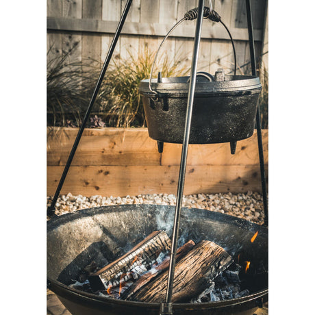Patelnia do gotowania The Windmill Dutch Oven 4,5 qt (czarna, ø 25,5 cm | 3,8 litra)