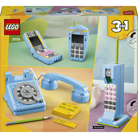 Lego ® Creator Telefon 3 w 1 w stylu retro, telefon vintage - 31174