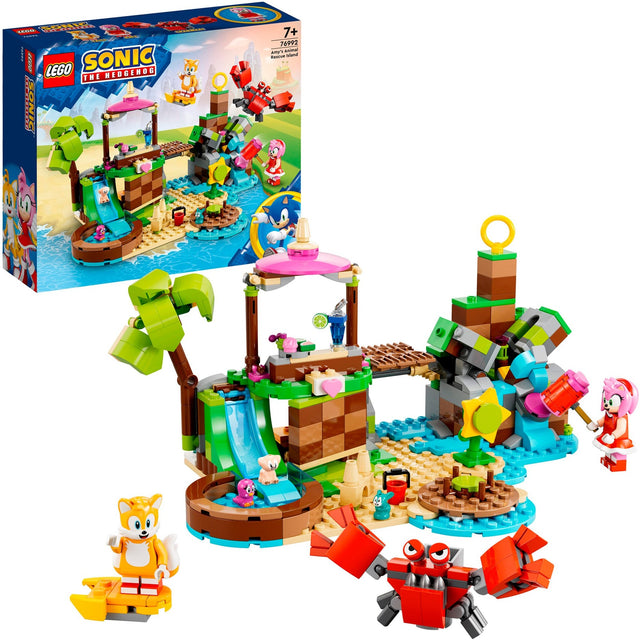 Lego Sonic the Hedgehog - zabawka konstrukcyjna na wyspie schroniska dla zwierząt Amy (76992)