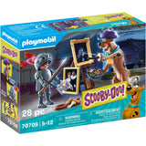 Playmobil Scooby Doo! - przygoda z zabawkami konstrukcyjnymi z czarnym rycerzem (70709)