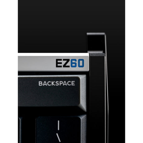 Klawiatura do gier z przełącznikiem magnetycznym Iqunix ez60 (czarna, układ amerykański (qwerty), gateron magnetyczny jade pro, 60%, rgb, klawisze pbt z podwójnym strzałem)