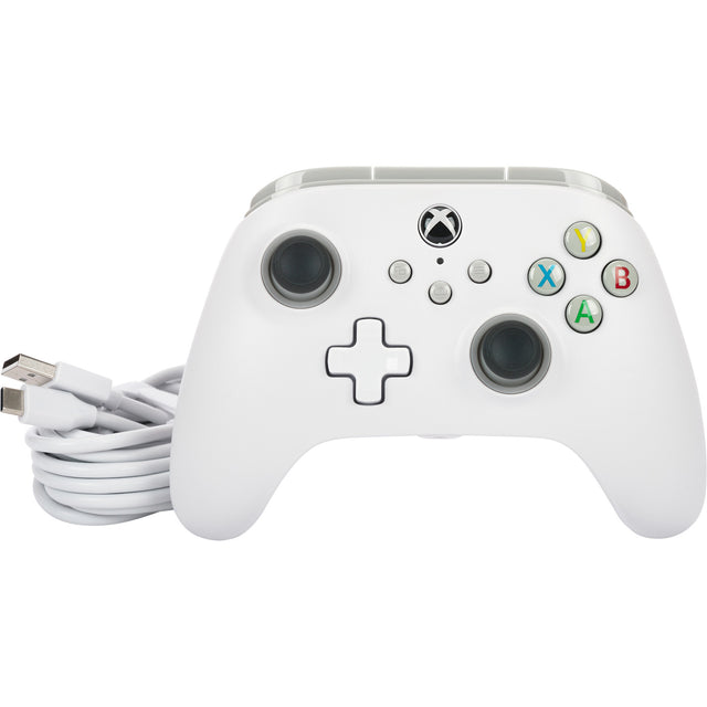 Powera xbox wired controller white (wit, xbox series x|s, xbox one, windows)