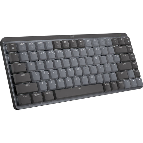 Mechaniczna mini klawiatura Logitech MX (czarna, układ międzynarodowy (QWERTY), dotykowa GL, 80% (TKL), Bluetooth)