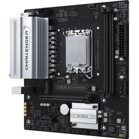 Płyta główna Maxsun MS-Challenger H810M-K WiFi Socket 1851 (czarna, GB-LAN, WLAN, BT, dźwięk, µATX)