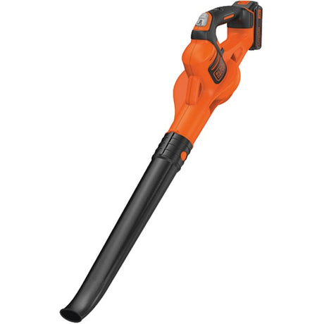 Dmuchawa do liści Black+decker 18 V, sterowanie akumulatorowe 2,0 Ah z akumulatorem i ładowarką, 209 km h - gwc1820pc-qw