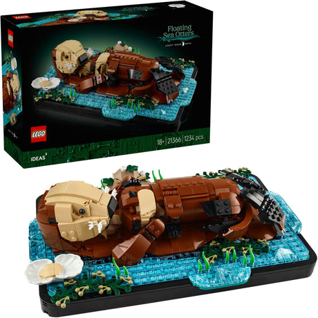 Lego pomysły na pływające wydry morskie - 21366