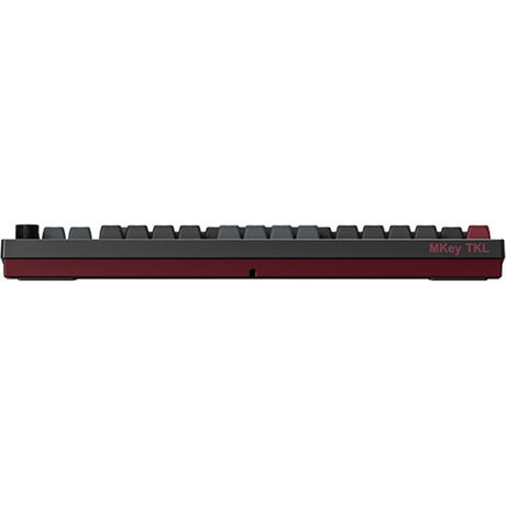 Klawiatura mechaniczna Montech mkey dark tkl rgb (czarna, układ amerykański (qwerty), gateron g pro żółty, 80% (tkl), możliwość wymiany podczas pracy, rgb, pbt)