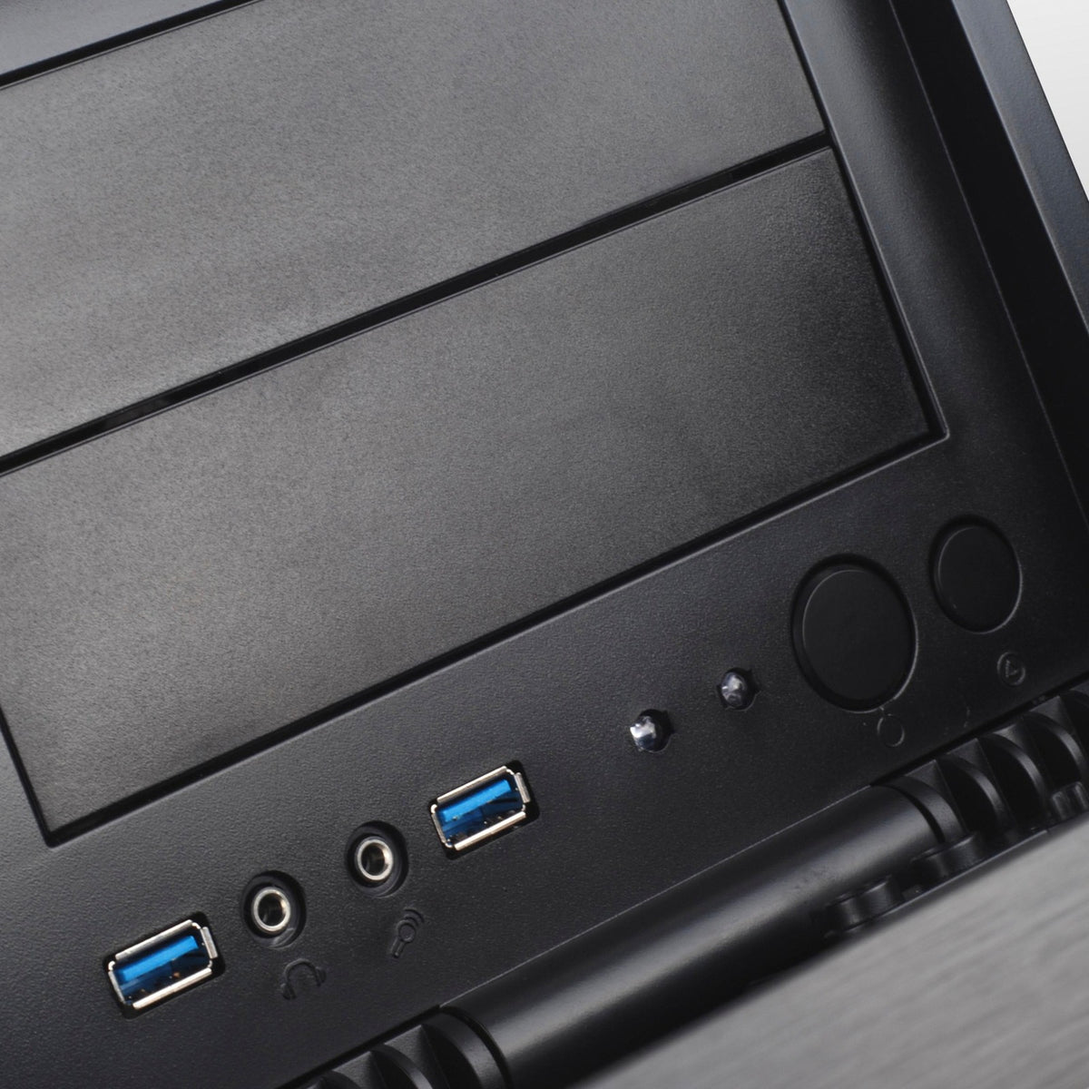 Obudowa Silverstone Grandia GD07B HTPC (czarna | 2x USB-A)