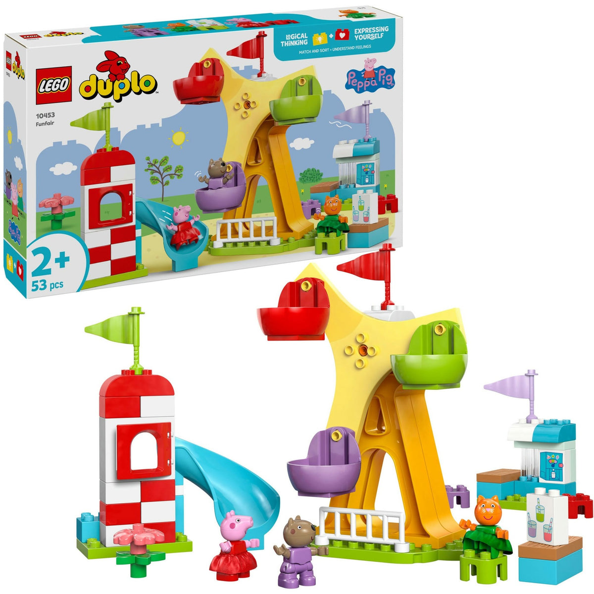 Lego ® duplo® Jarmark Świnki Peppy - zabawki dla najmłodszych - 10453