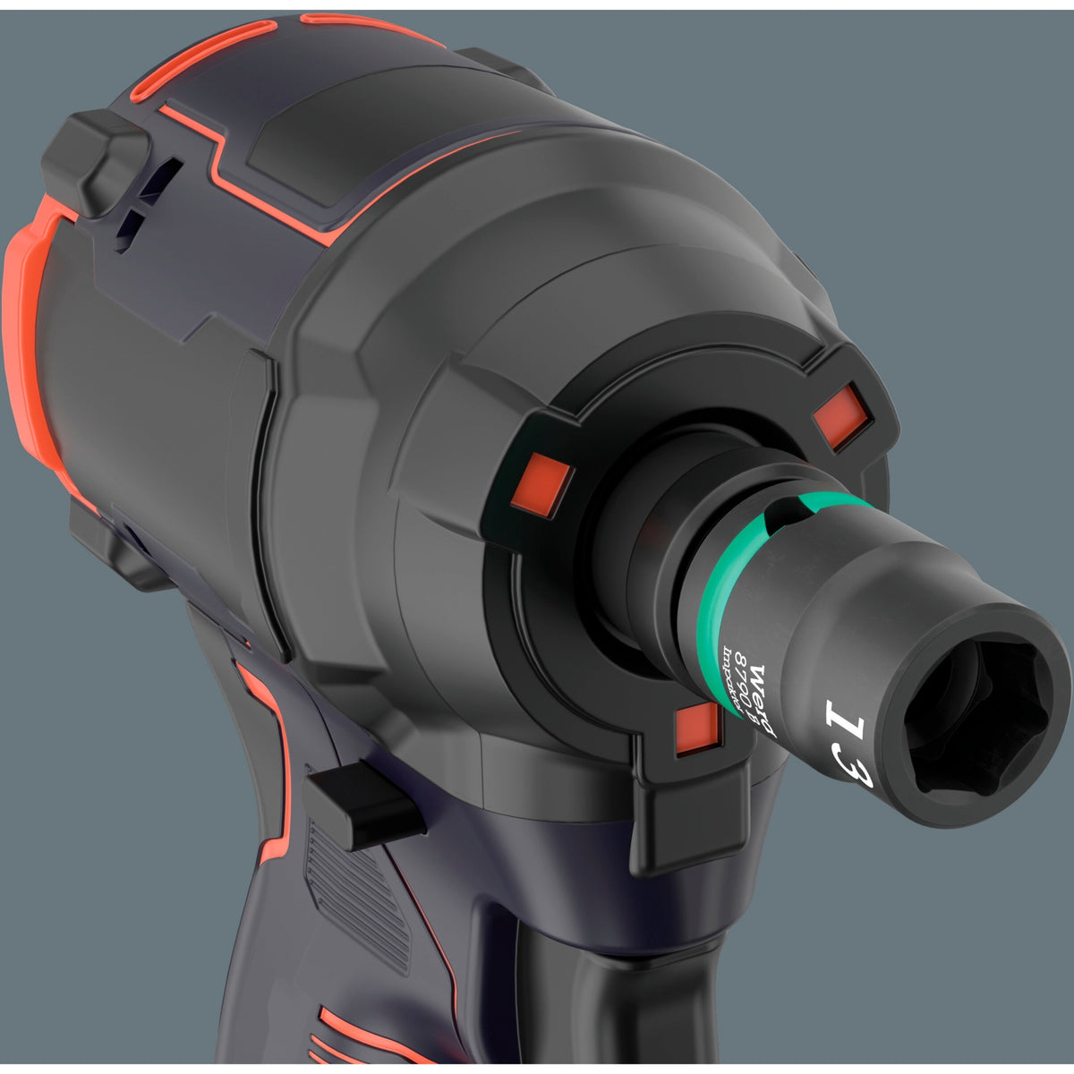 Wera 9608 cap pasek magnetyczny b impaktor imperial 1 klucz nasadowy (czarny zielony, 9 sztuk)