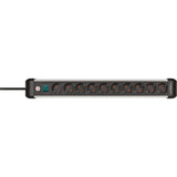 Gniazdo Brennerstuhl premium-alu-line z wyłącznikiem 10-kierunkowe 3m h05vv-f 3g1,5