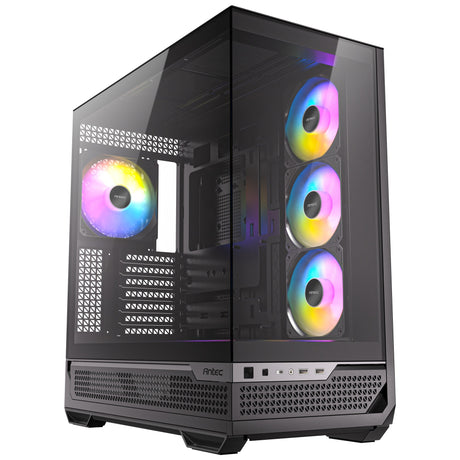 Obudowa midi tower Antec c7 argb (czarna | 2x USB-A | 1x USB-C | szkło hartowane)