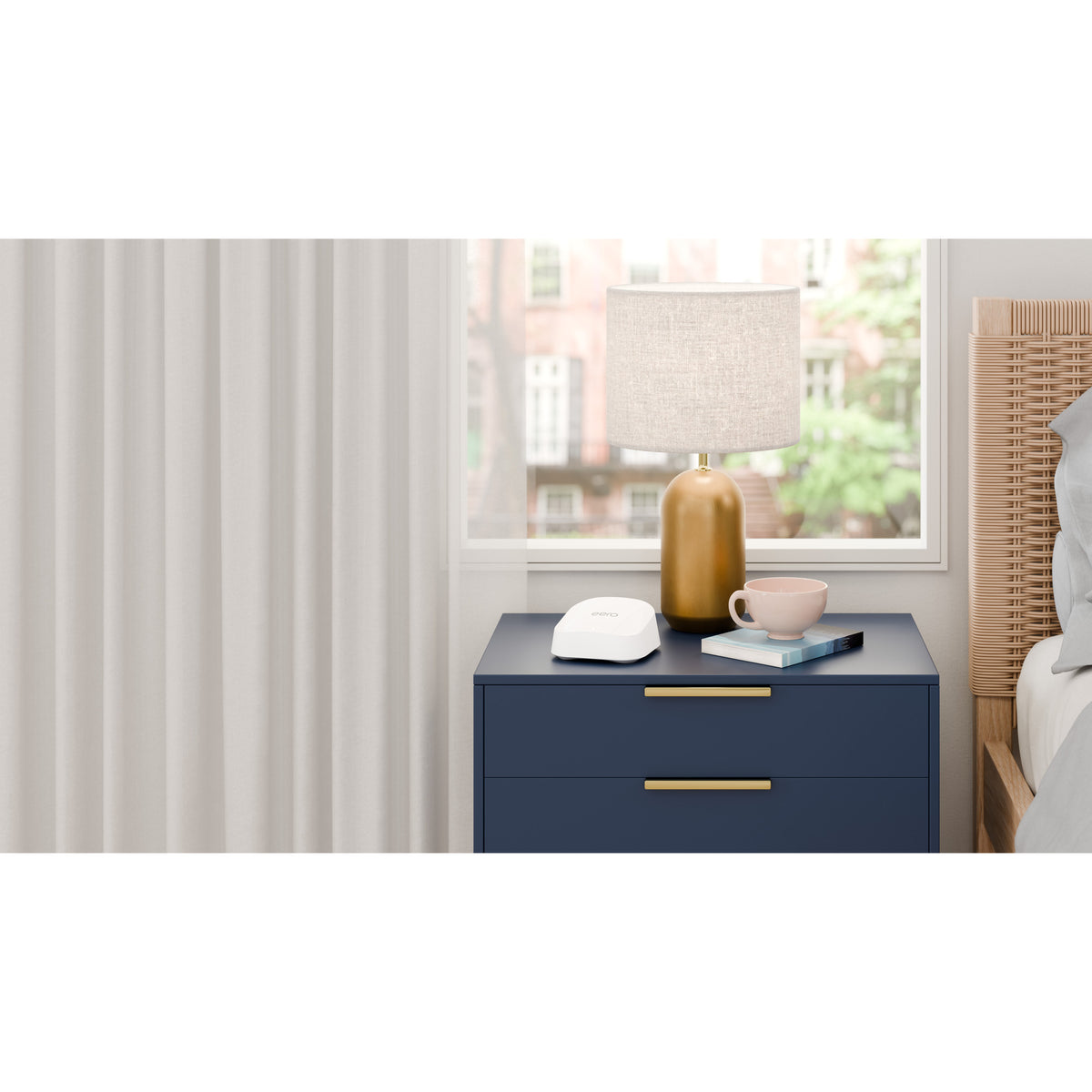 Router siatkowy Eero 7 mesh WiFi router siatkowy (biały)