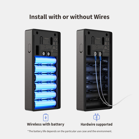 Inteligentny dzwonek wideo Aqara G410 Select (czarny, Wi-Fi, Bluetooth, Zigbee, Matter)