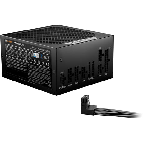 Bądź cicho! modułowy zasilacz Power Zone 2 o mocy 1000 W (czarny, 1x 12V-2x6, 3x pcie)
