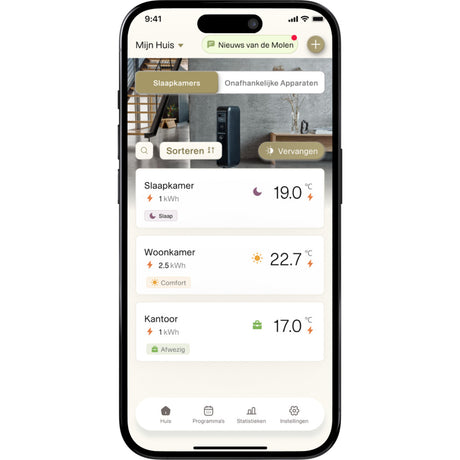 Grzejnik panelowy Wi-Fi ze stali młynowej pa1300wifi4, konwektor 1300 W (biały, Wi-Fi 2,4 GHz (WiFi 6), Bluetooth 5.2, Zigbee 3.0 + aplikacja)