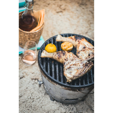 Wiatrak Żeliwna płyta grillowa grillowa (czarna, ø 31,5 cm)