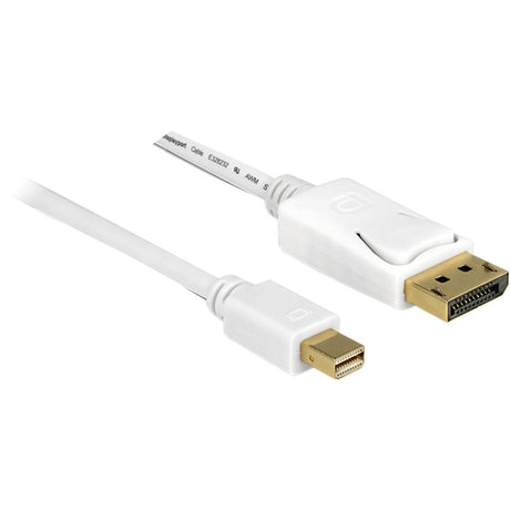 Delock mini displayport > adapter displayport (biały, 1 metr)