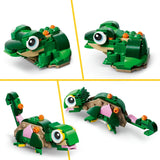Lego® Creator Żółw 3 w 1 z lilią wodną - model zabawkowy - przekształcony w kameleona lub żabę - 31377