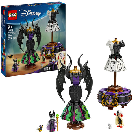 Lego ® Disney Złoczyńcy - Sukienki Maleficent i Cruelli de Mon - 43262