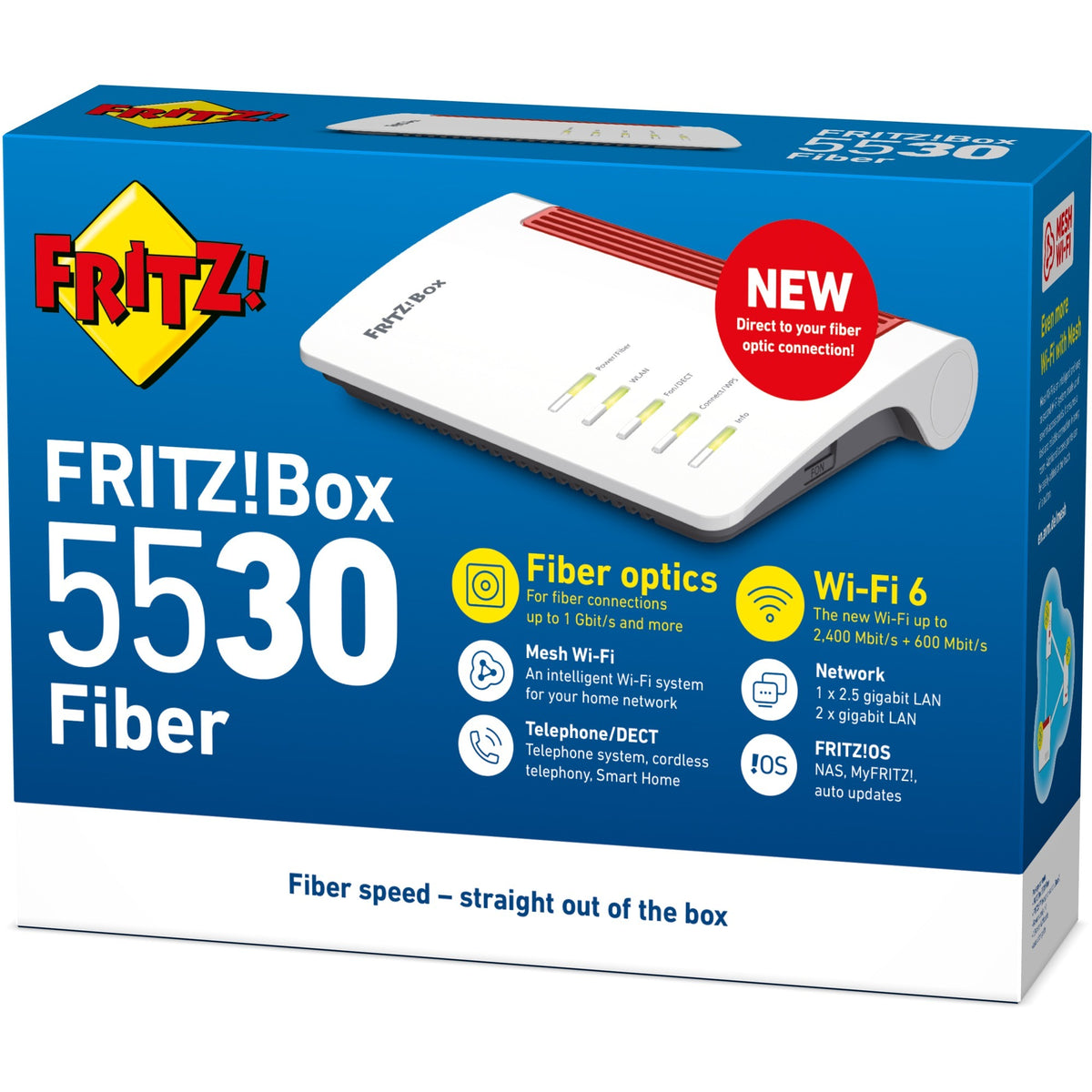 Fritz! router światłowodowy xgs-pon box 5530 (biały)