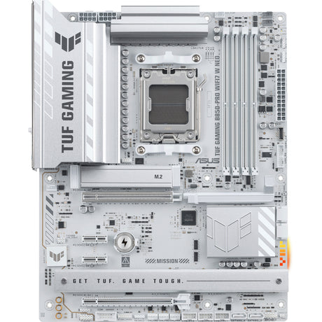 Asus tuf gaming b850-pro wifi7 w neo socket am5 moederbord (wit, raid, 2,5gb-lan, wlan, bt, sound, atx)