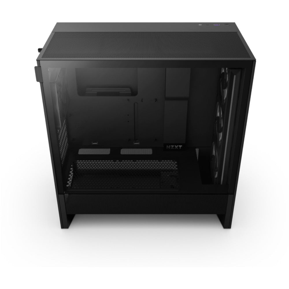 Obudowa midi tower Nzxt h5 flow rgb v2 (czarna | 1x usb-a | 1x usb-c | rgb | szkło hartowane)