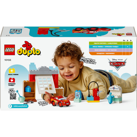 Lego Duplo Disney i Pixar Cars McQueens Wizyta w garażu dokumentów - 10456