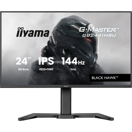 Monitor do gier Iiyama G-Master Black Hawk GB2441HSU-B1 23.8 (czarny, HDMI, DisplayPort, 2x USB-A, USB-B, 144 Hz)