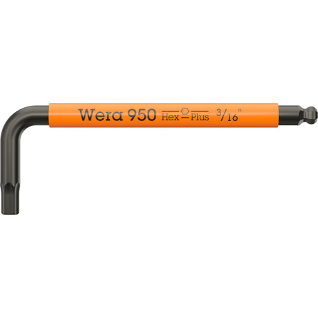 Wera 950 9 wielokolorowy zestaw 3 kluczy trzpieniowych hex-plus, blacklaser (czarny, 9 szt.)