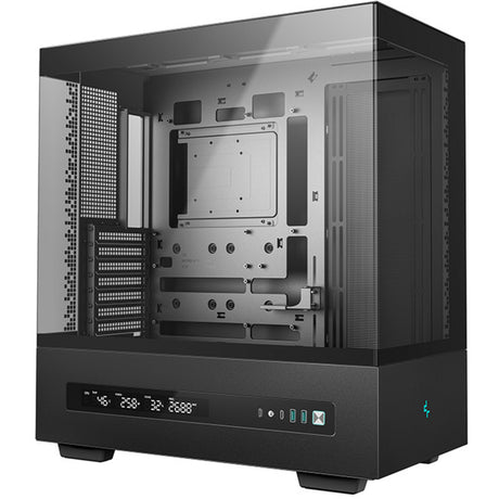 Obudowa cyfrowa midi tower Deepcool ch690 (czarna | 2x USB-A | 1x USB-C | szkło hartowane)