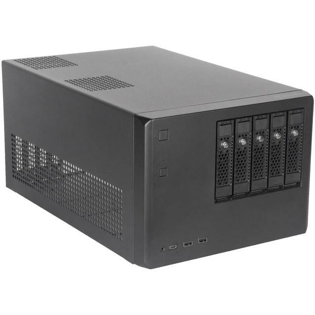 Obudowa mini tower Silverstone sst-cs351 (czarna | 2x USB-A | 1x USB-C)