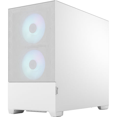 Fractal design pop mini air rgb obudowa midi tower (biała | 2x usb-a | rgb | okno)