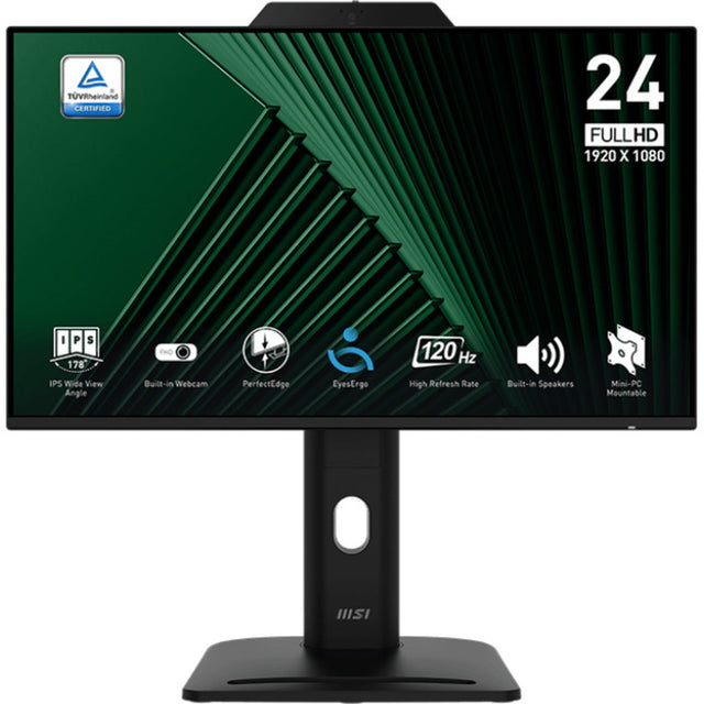 Monitor Msi pro mp242pmg 23,8 (czarny, HDMI, Display Port, VGA, 2x USB-A, USB-B, 120 Hz)