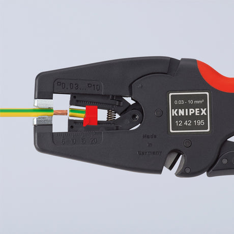 Automatyczne szczypce do ściągania izolacji Knipex multistrip 10 1242195 (czarno-czerwony)