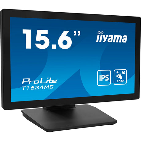 Monitor dotykowy Iiyama prolite t1634mc-b1s 16 (czarny (matowy), 1x display port, 1x hdmi, 1x vga)